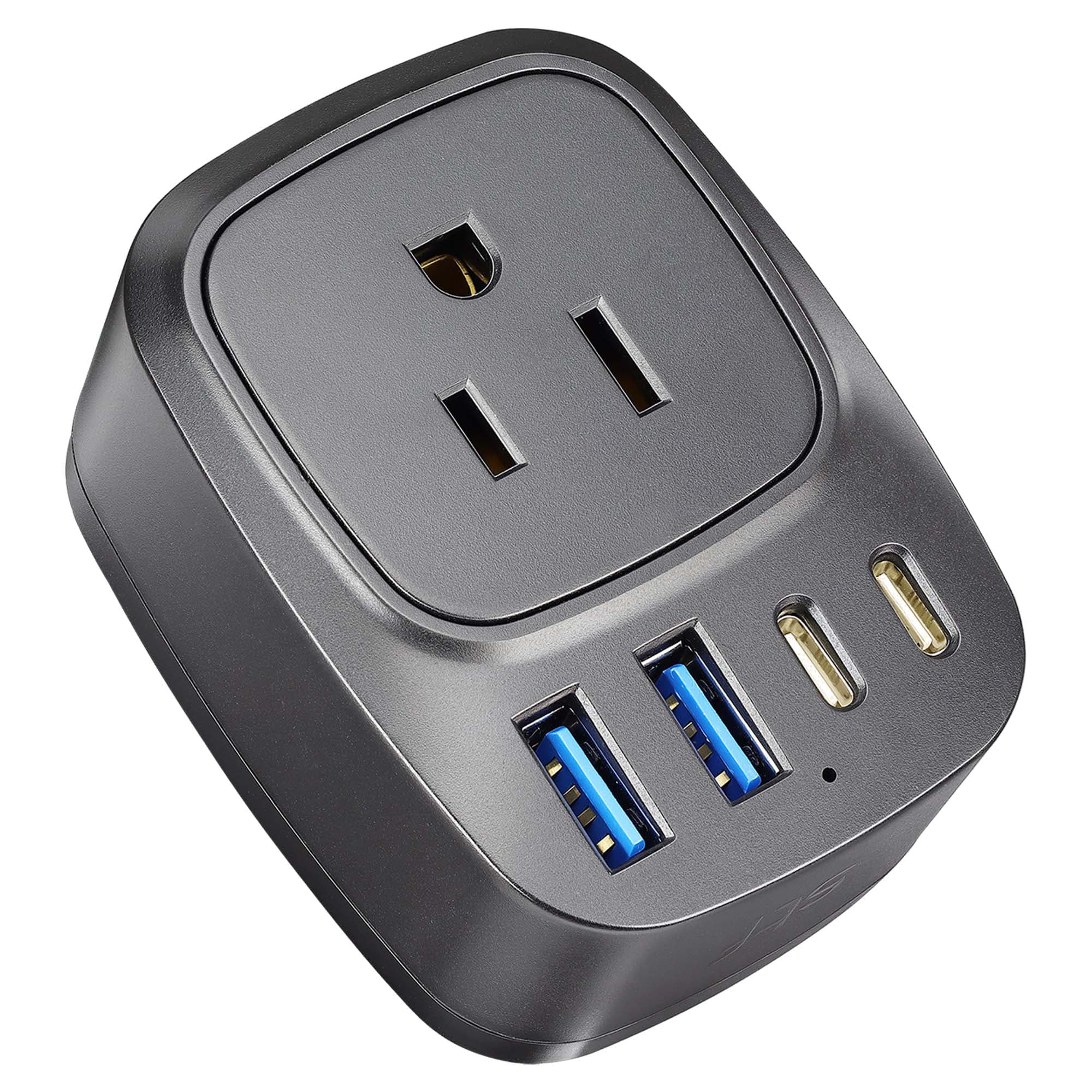 Contacto pared STF GaN 30W USB y USB-C - Carga ultra rápida 5 dispositivos — image 4