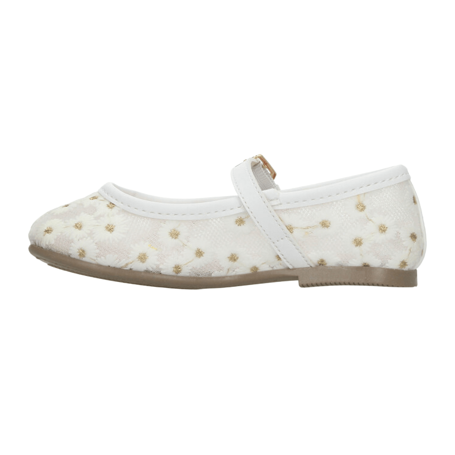 Flat Vavito Mary Jane Niña Casual Blanco Infantil T18-22 — imagen 5