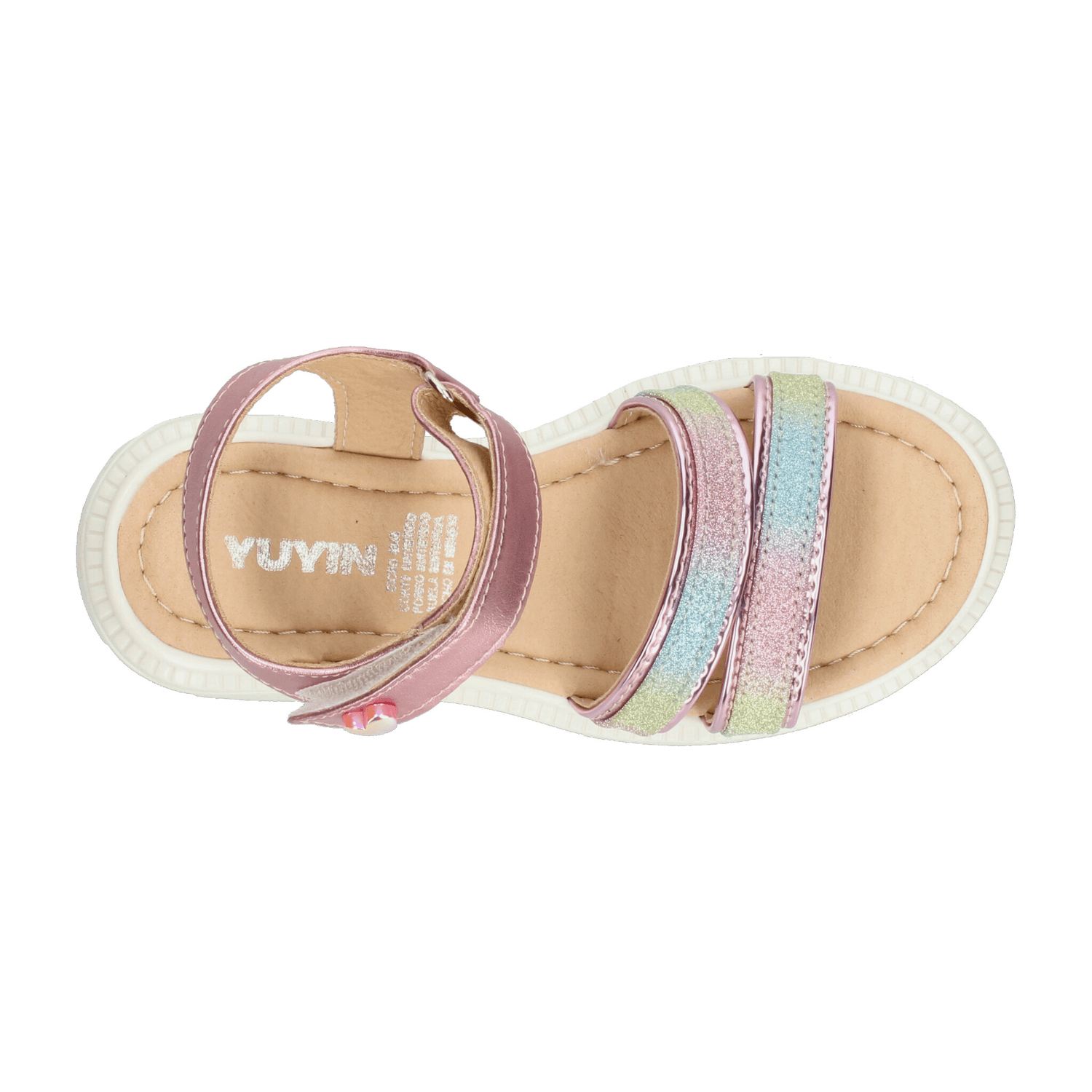 Sandalias Yuyin Niña Casual Rosa Infantil T22-26 — imagen 8