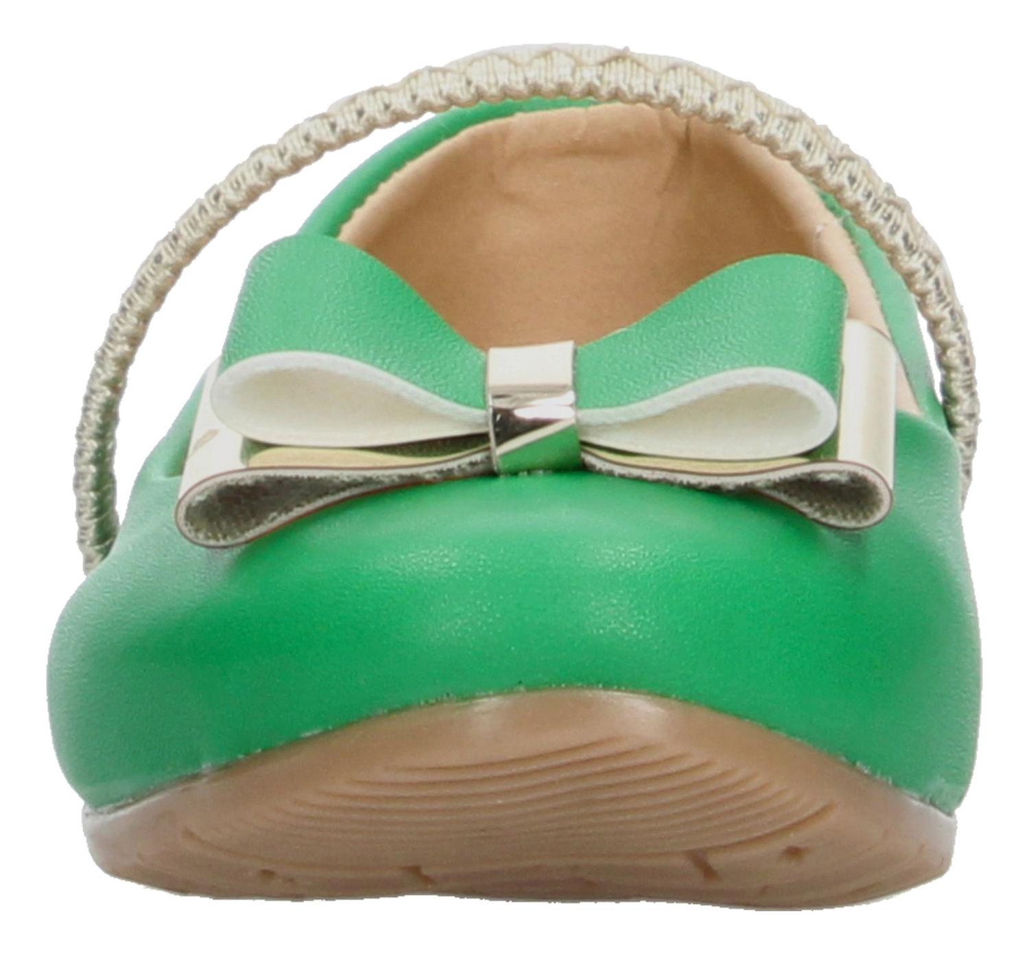 Flats Niña Lady Lorens Verde Casual Infantil T15-22 — imagen 7