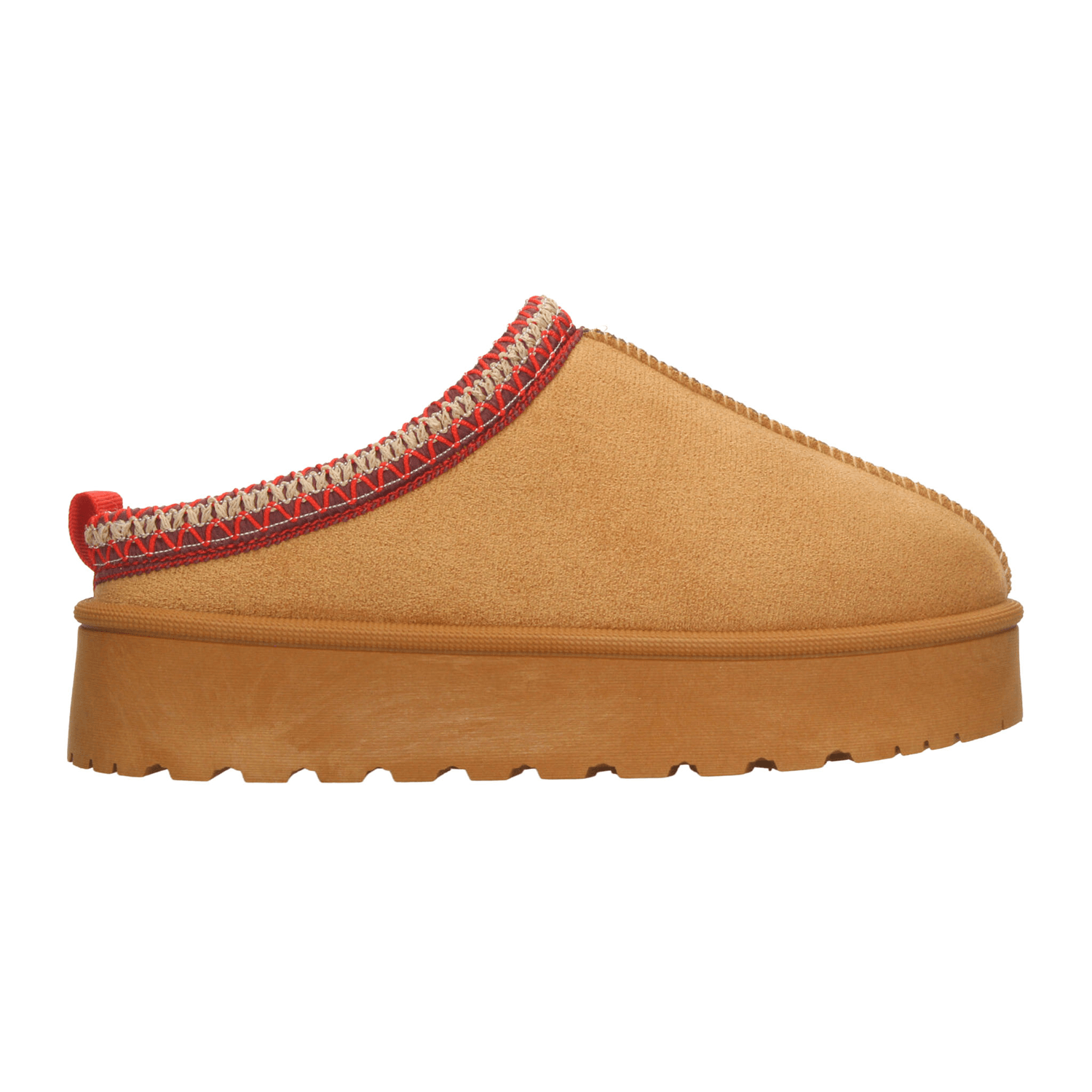 Zapato Perugia Dama Zueco Casual Pantufla Plataforma Café Mujer — imagen 1