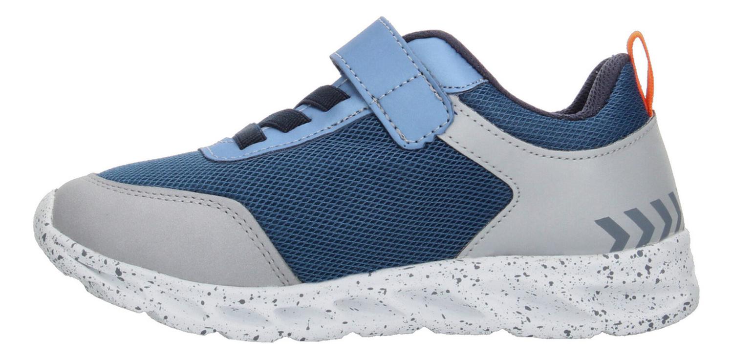 Tenis Sonic Niño Cinta Adhesiva Luz Azul Infantil T18-22 — imagen 3