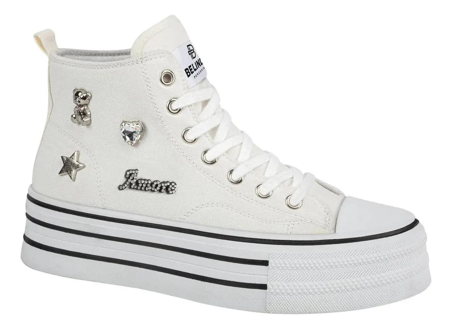 Tenis Bota Belinda Peregrin Dama Vulcanizado 1250355 — imagen 2