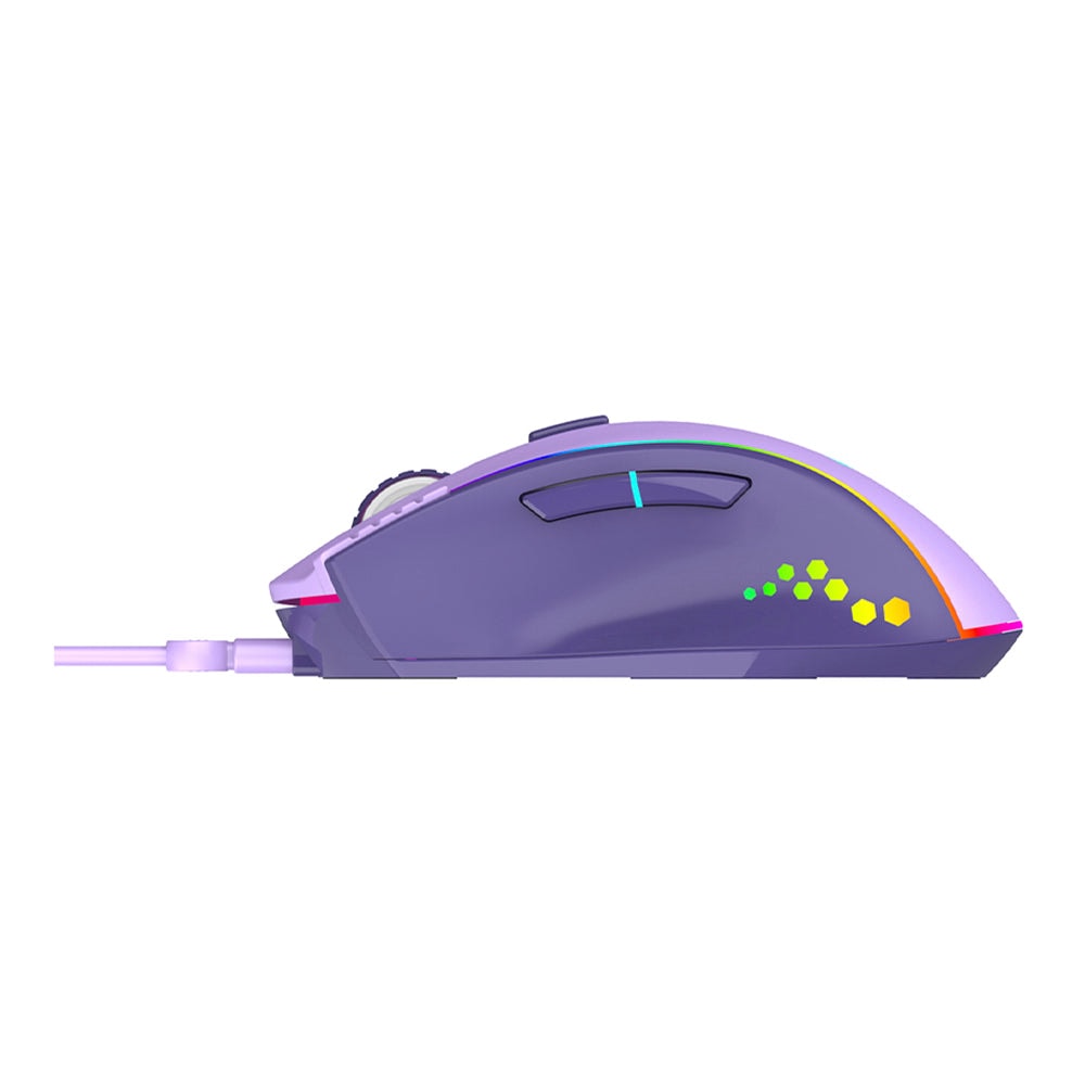 Mouse Gamer STF Beast Abysmal Arsenal Prime Óptico gaming para computadora Lila — imagen 3