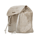 Mochila Felianna Dama Casual Moda Dorado Mujer