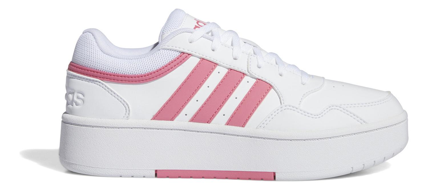 Tenis adidas Para Dama Hoops 3.0 Blanco Plataforma Mujer — imagen 2