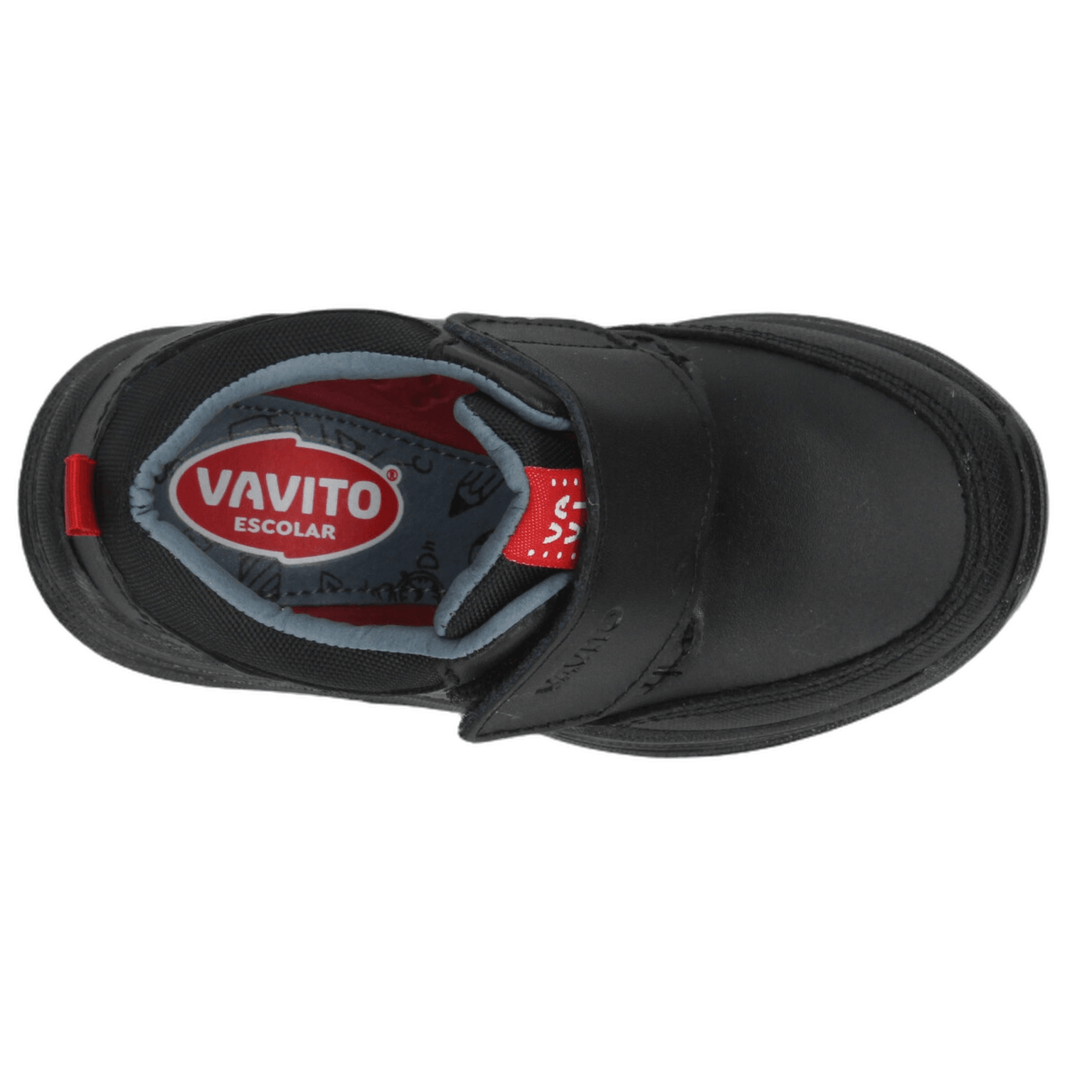 Zapato Escolar Vavito Niño Negro Escolar Infantil T22-27 — imagen 9
