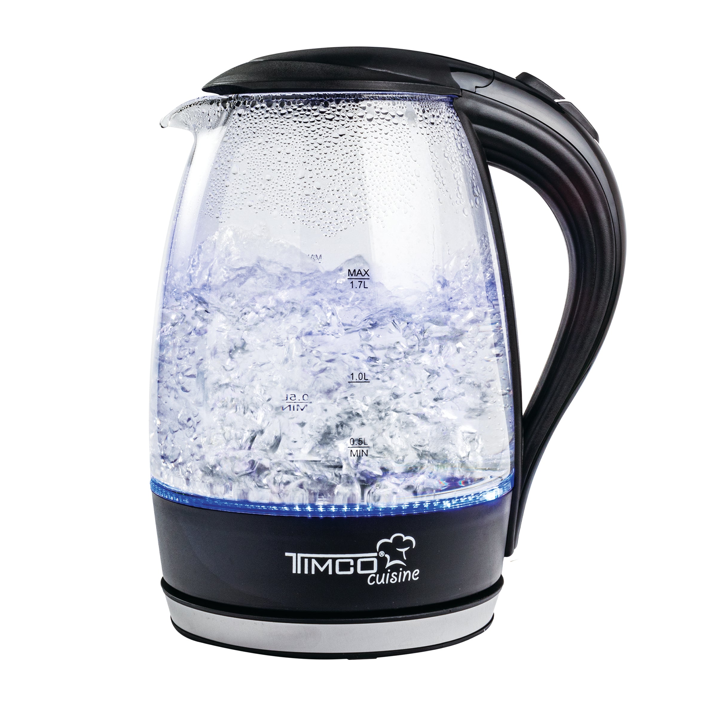 Jarra Eléctrica de Vidrio Tetera Hervidor de Agua Timco JE-V02N — imagen 3