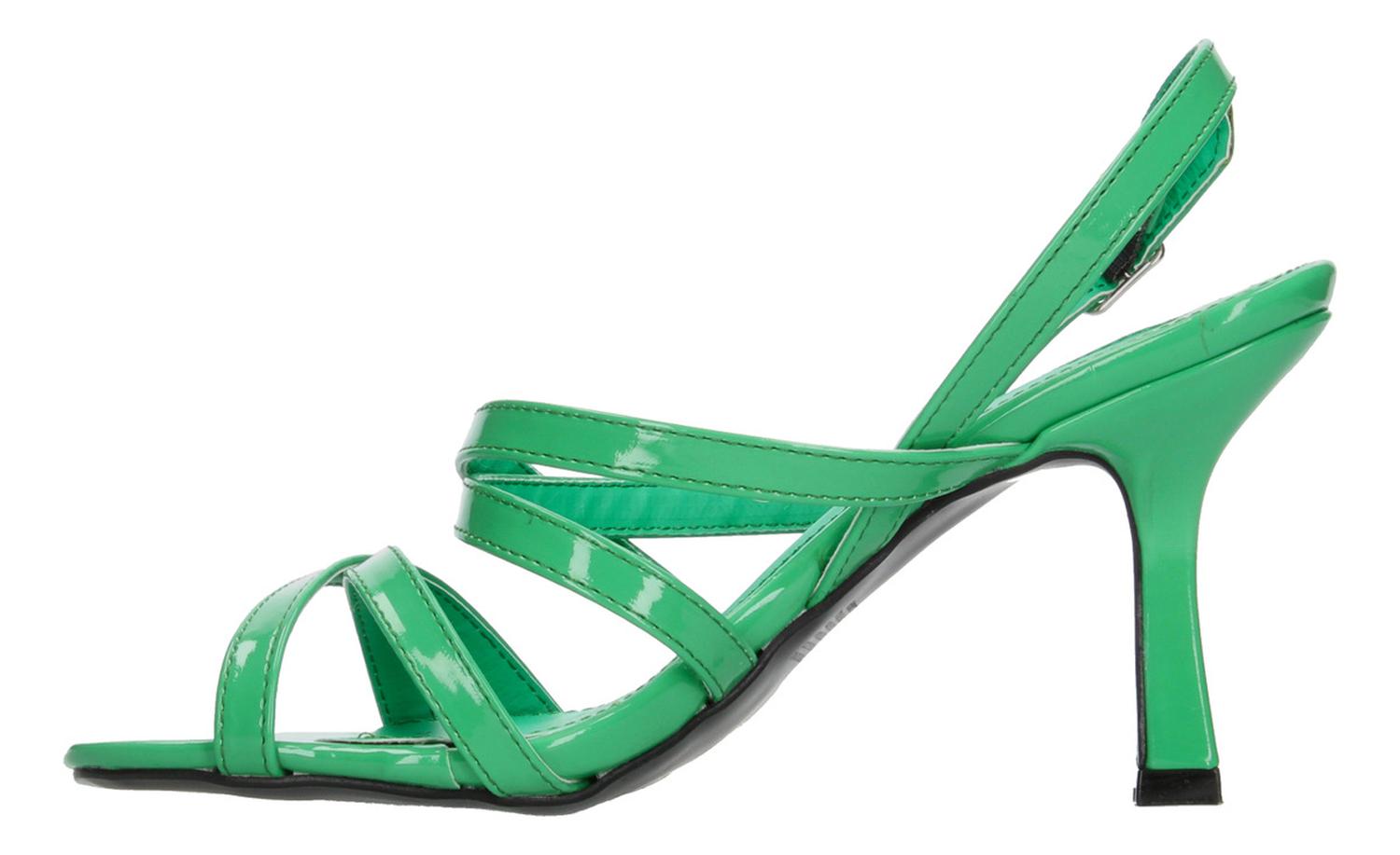 Sandalias Dama Paulina Verde Casual Mujer — imagen 6