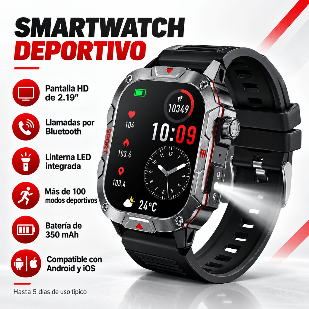 Xiaomi Redmi Buds 6 Active + Smartwatch Deportivo HD — imagen 3