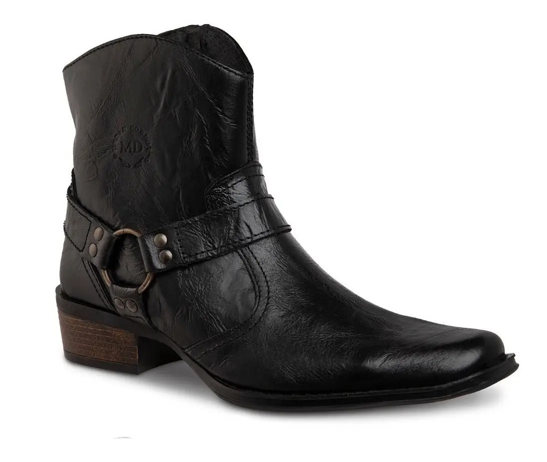 Botin Vaquero Hombre Urban Cowboy Negro 40705 — imagen 7