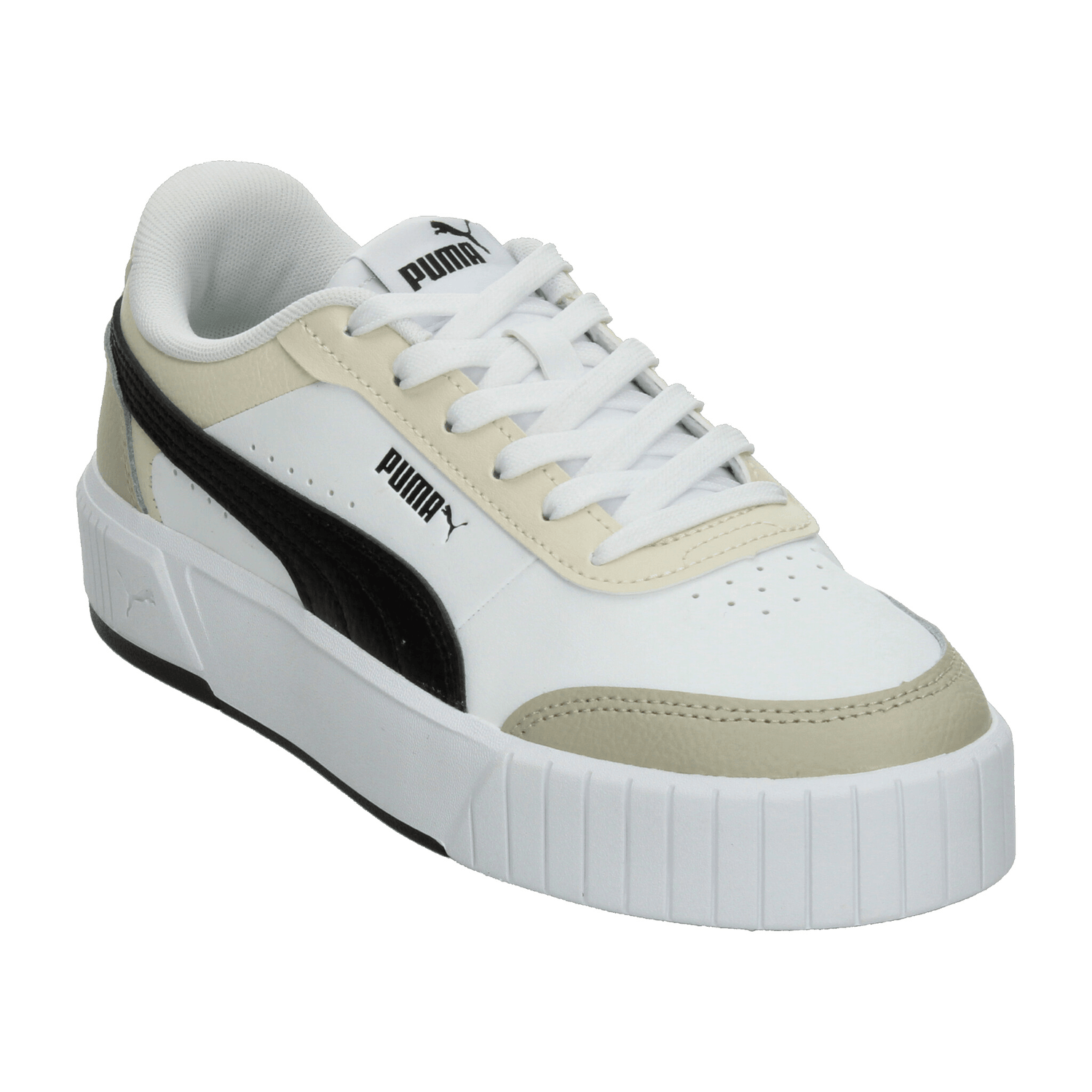 Tenis Dama Puma Carina Mia Blanco Casual Mujer — imagen 5