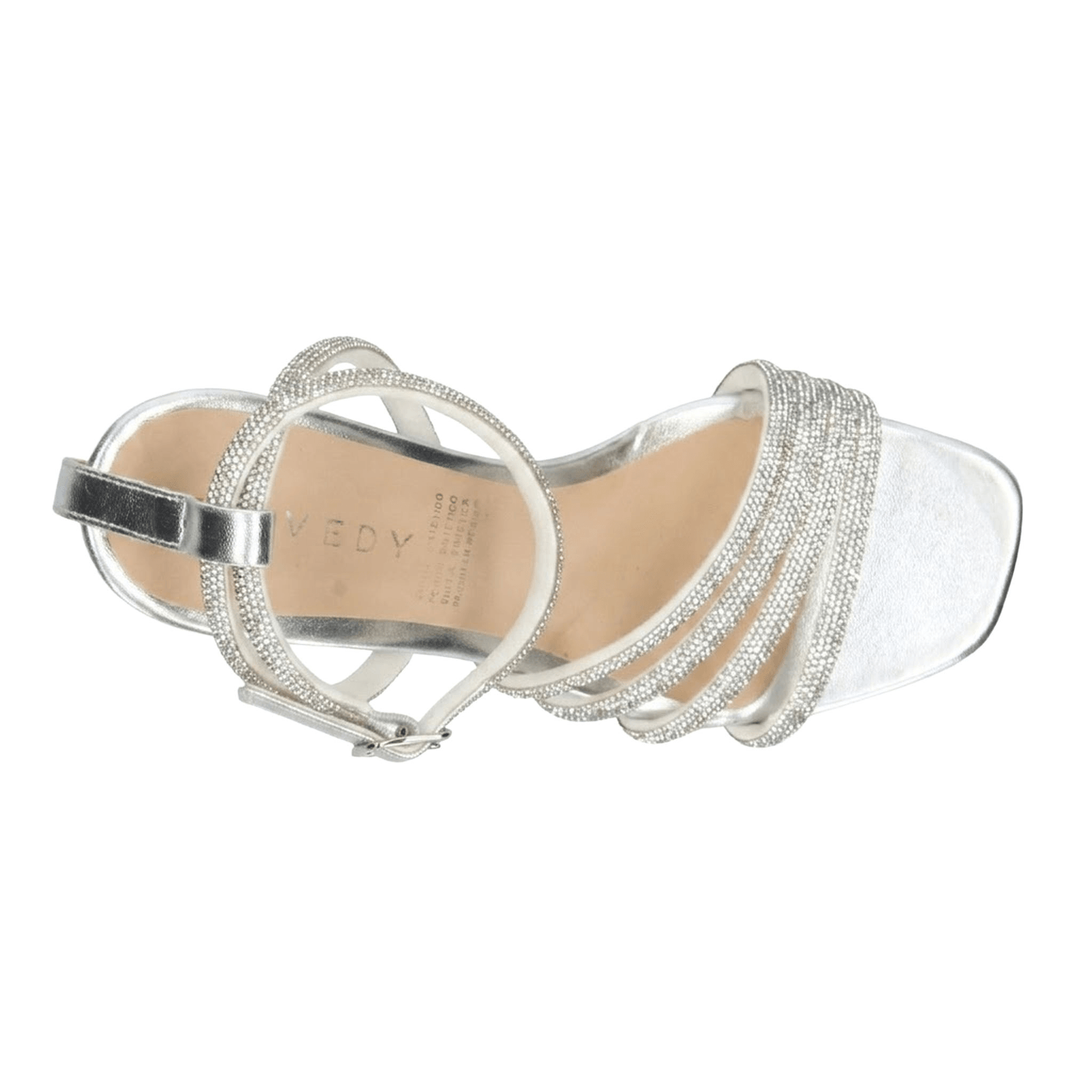 Tacones Dama Rivedy Plateado Fiesta Noche Mujer — imagen 9