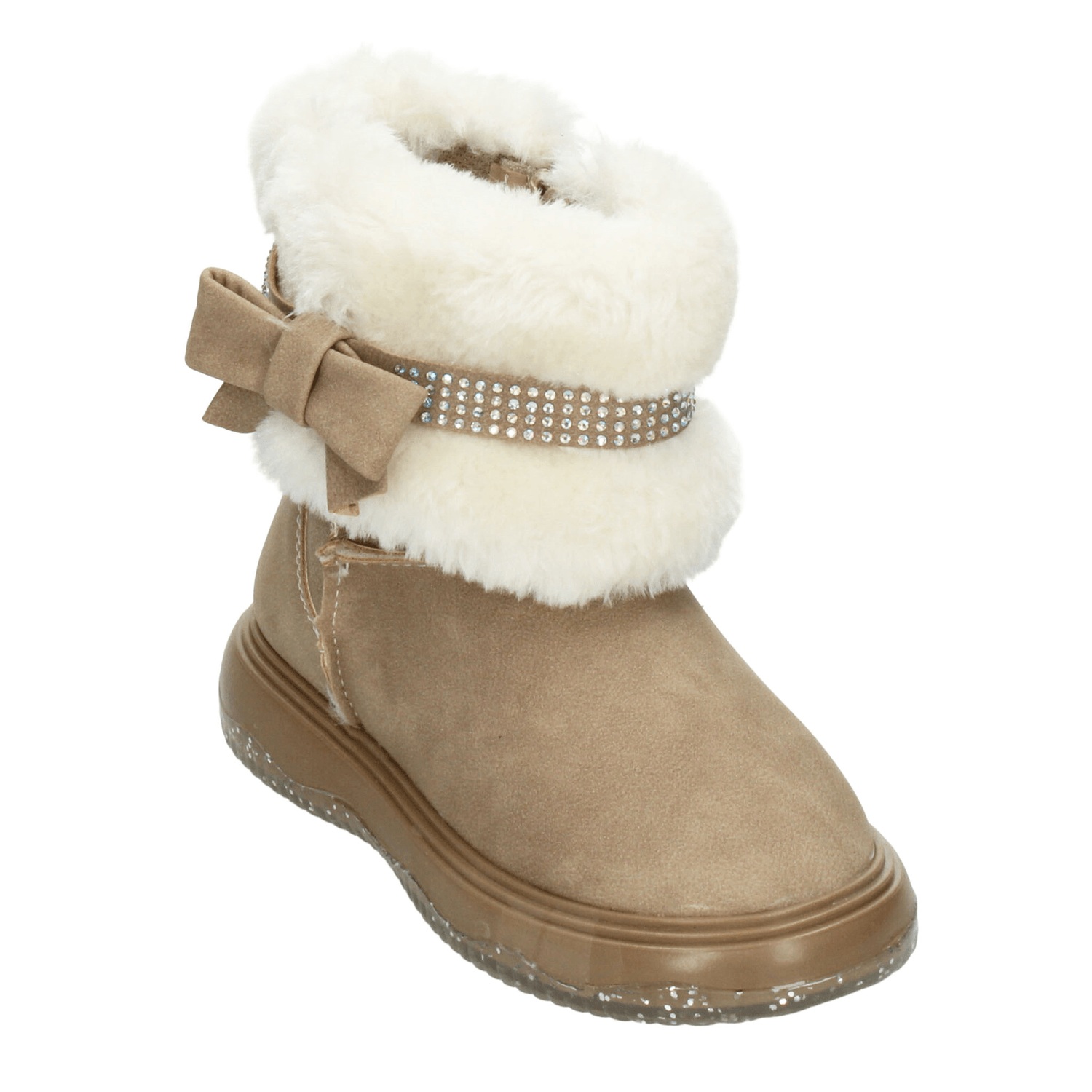 Bota Niña Paressi Café Casual Peluche Infantil T15-18 — imagen 5