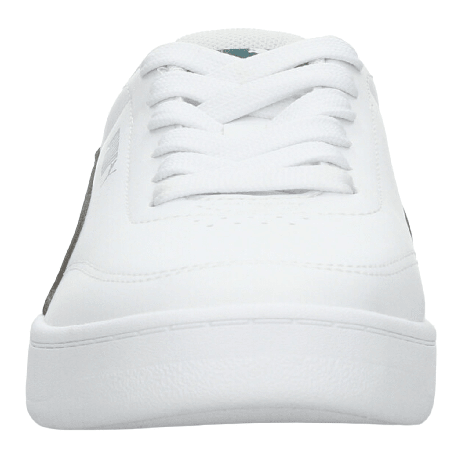 Tenis Puma Court Classic Clean Niño Casual Blanco Infantil T22-26 — imagen 6