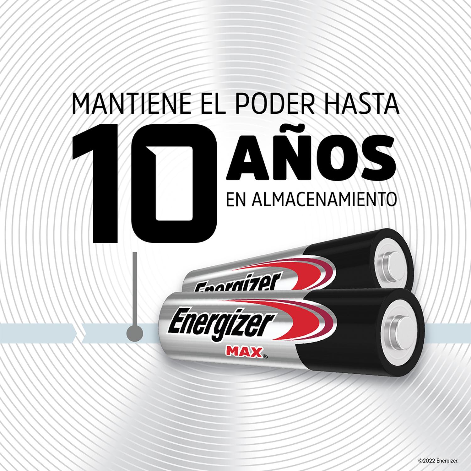 Pila Energizer Max Alcalina Aa Con 4 Piezas E91 — imagen 5
