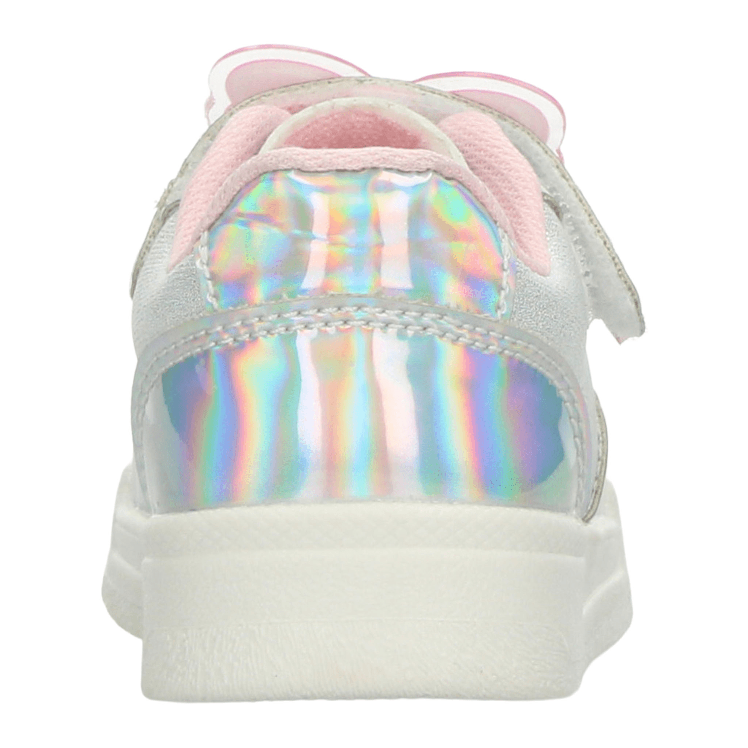 Tenis Yuyin Niña Plateado Casual Cinta Adhesiva Infantil T15-18 — imagen 8