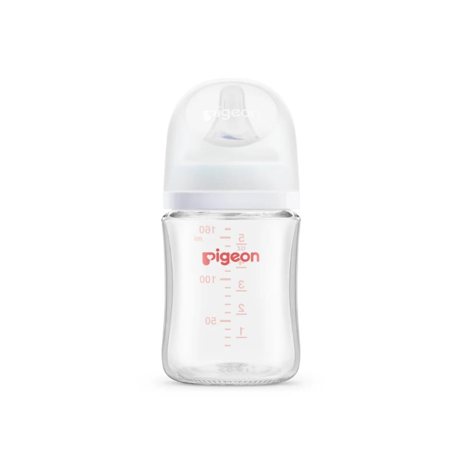 Combo 3 Biberones Pigeon Softouch 160ml Vidrio Transparente — imagen 4