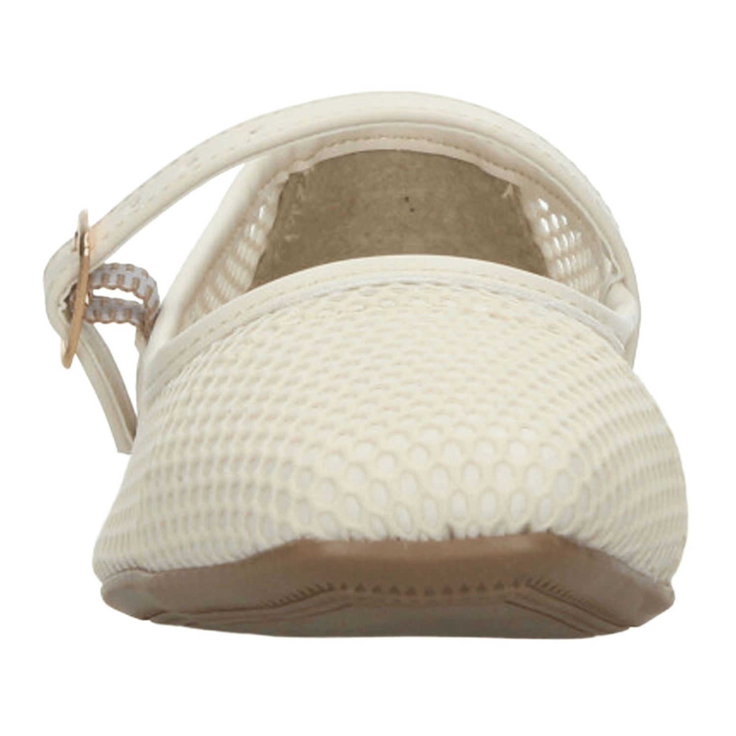 Flat Paulina Mary Jane Dama Casual Malla Blanco Mujer — imagen 6