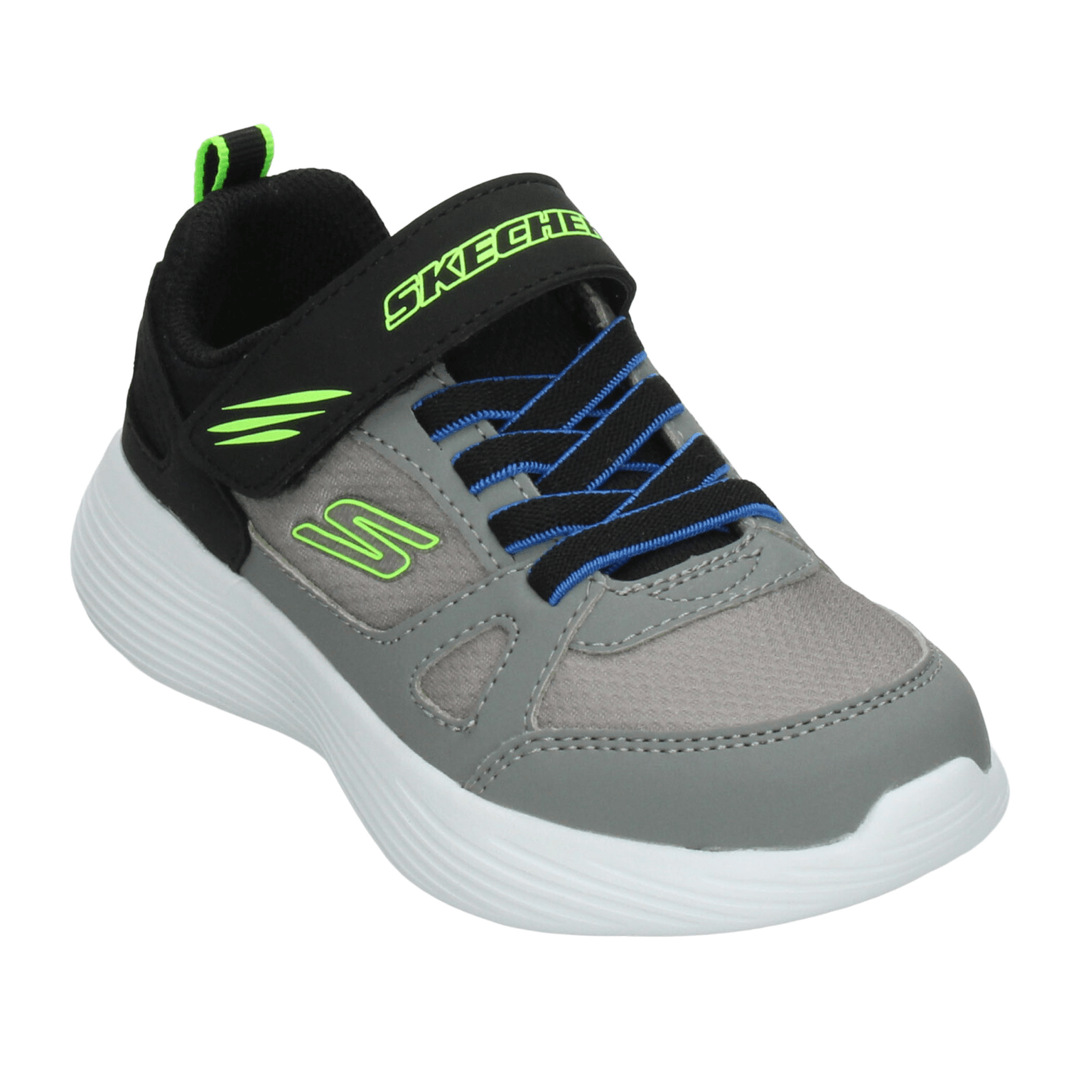 Tenis Niño Skechers Go Run Gris Deportivo Infantil T17-22 — imagen 5