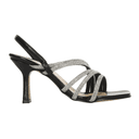Zapatilla Rivedy Dama Fiesta Negro Plateado Mujer