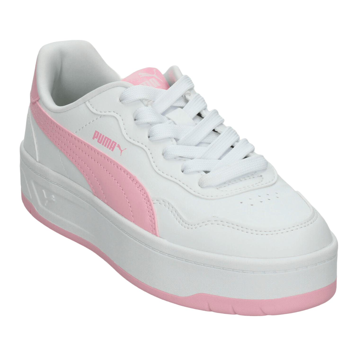 Tenis Puma Court Lally Skye Dama Casual Plataforma Rosa Mujer — imagen 4