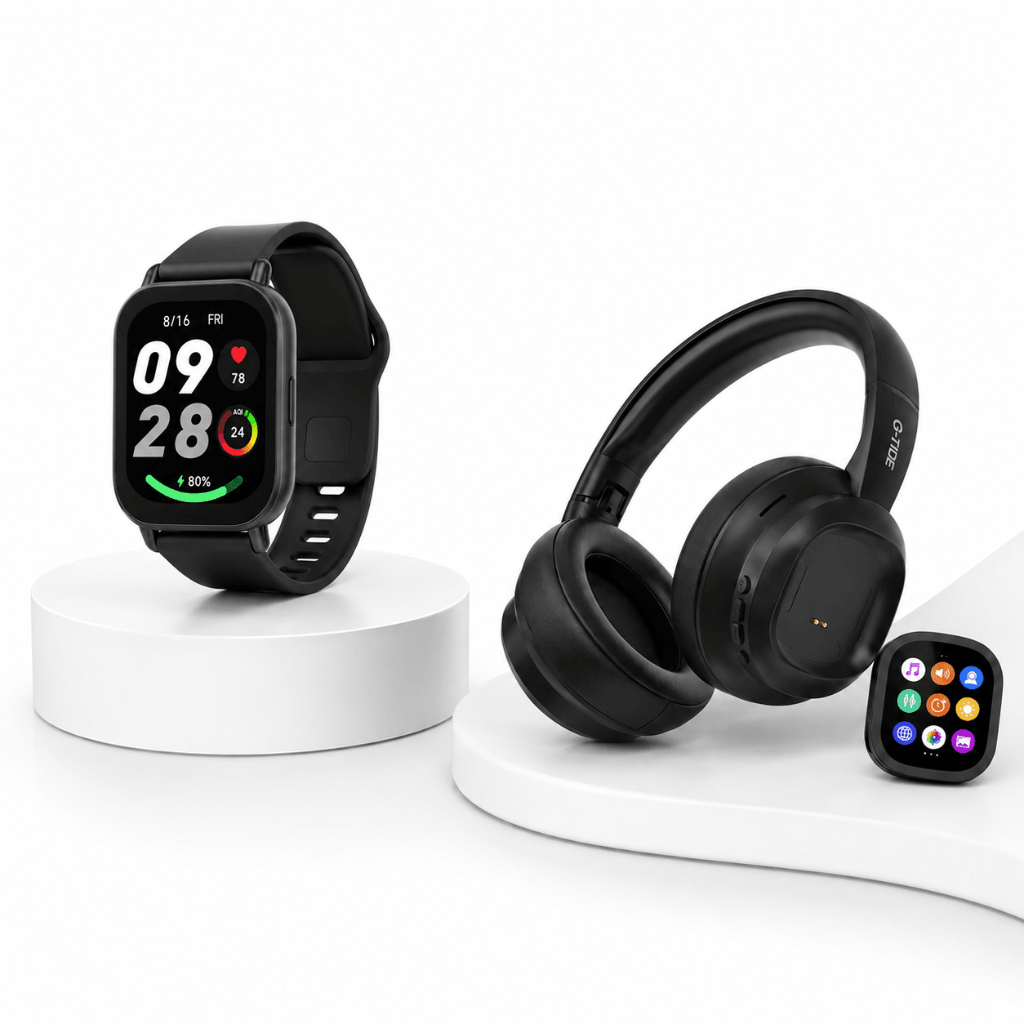 SMARTWATCH REDMI WATCH 5 ACTIVE (NEGRO) + AUDIFONOS G-TIDE FUTURE LOOPS (NEGRO) — imagen 2