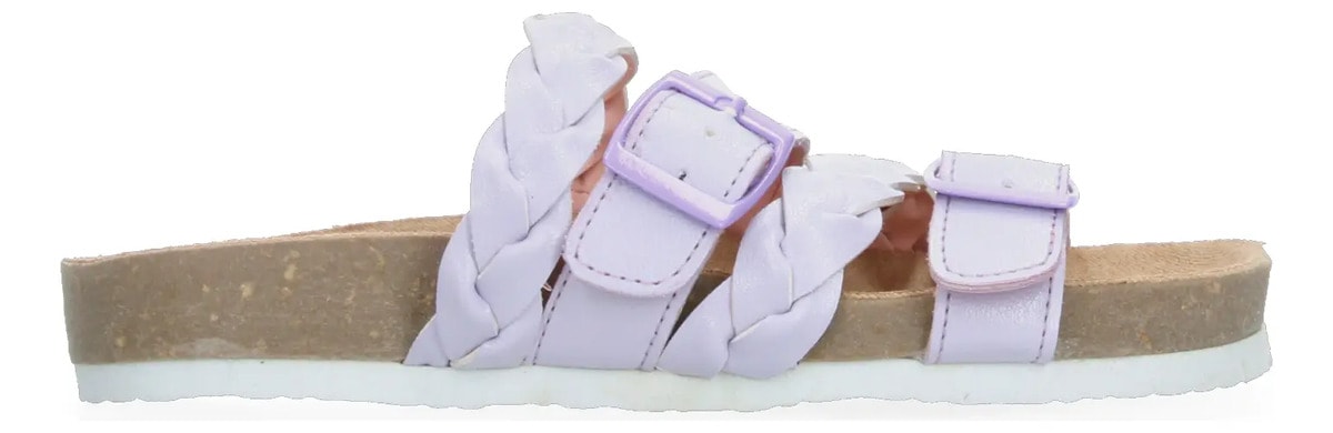 Sandalias Tropicana Niña Correa Trenzadas Casual Lavanda Infantil T18-25 — imagen 9