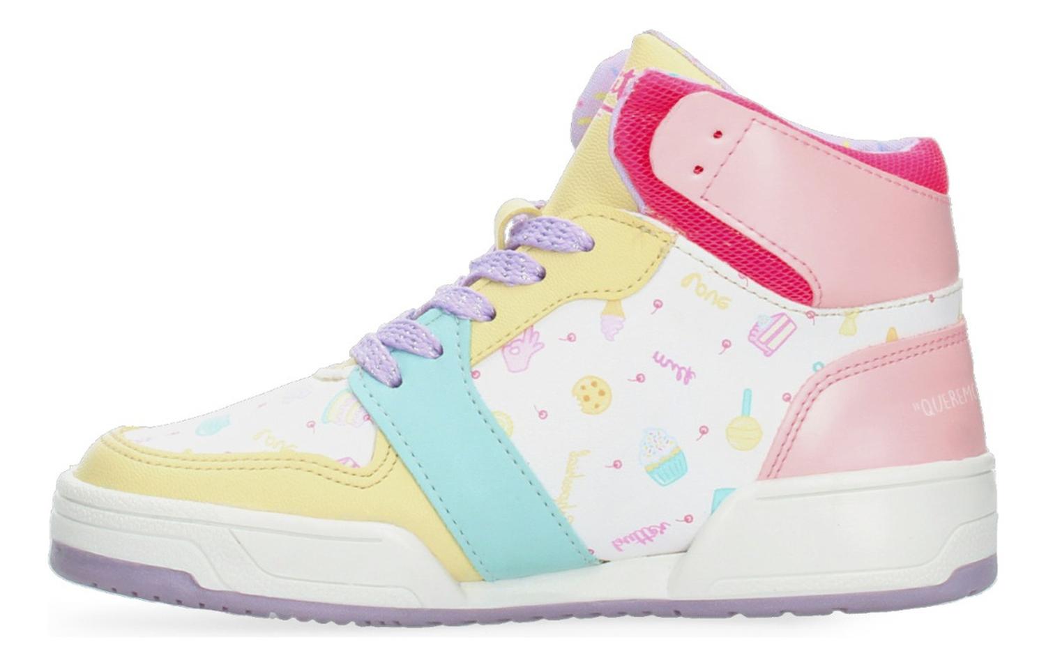 Tenis Niña Mis Pastelitos Multicolor Casual Infantil T15-25 — imagen 5