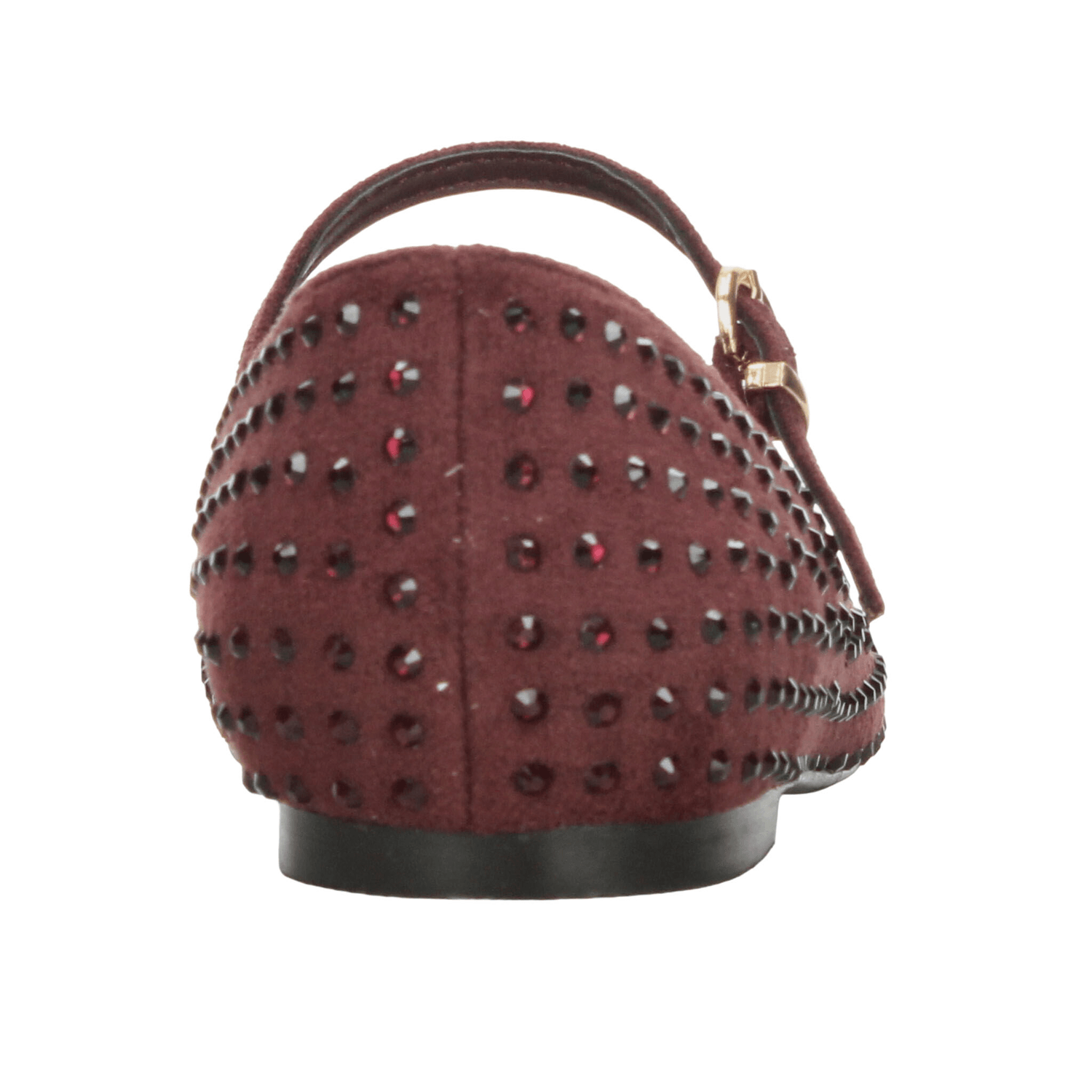 Flats Berlin Dama Hebilla Casual Vino Mujer — imagen 7