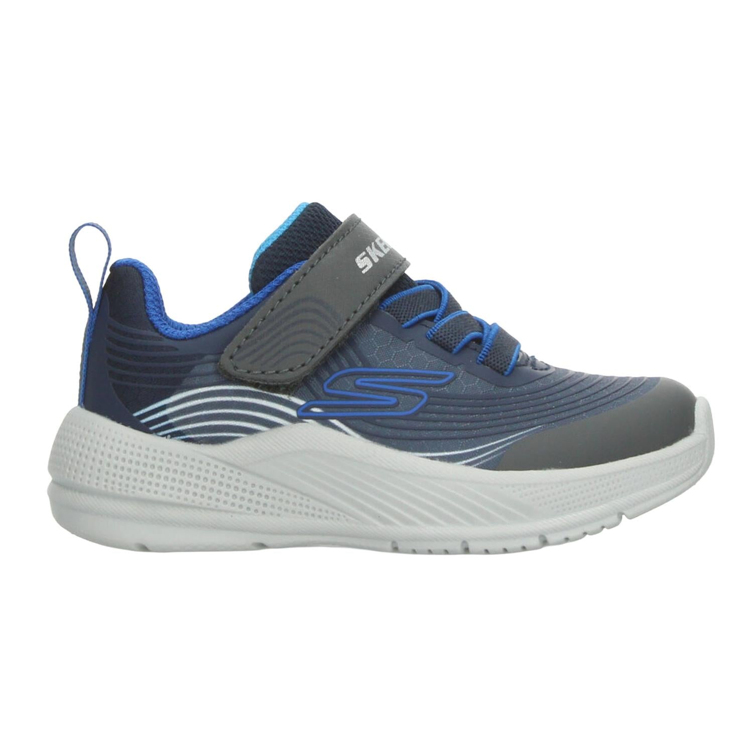 Tenis Niño Skechers Microspec Azul Deportivo Infantil T11-16 — imagen 2