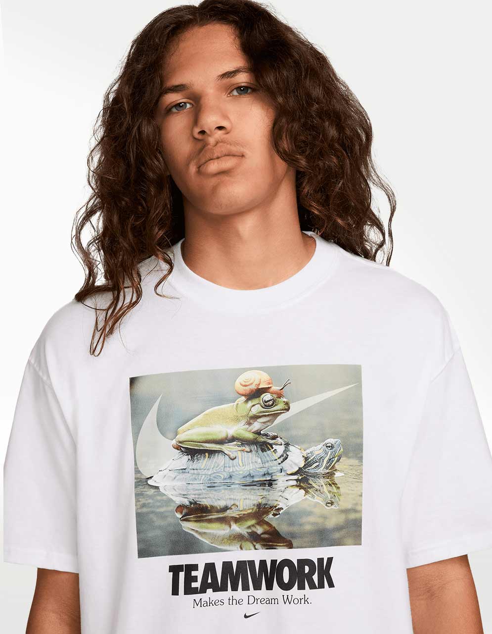 Playera Nike Teamwork M90 OC One Off Blanco - Hombre — imagen 3