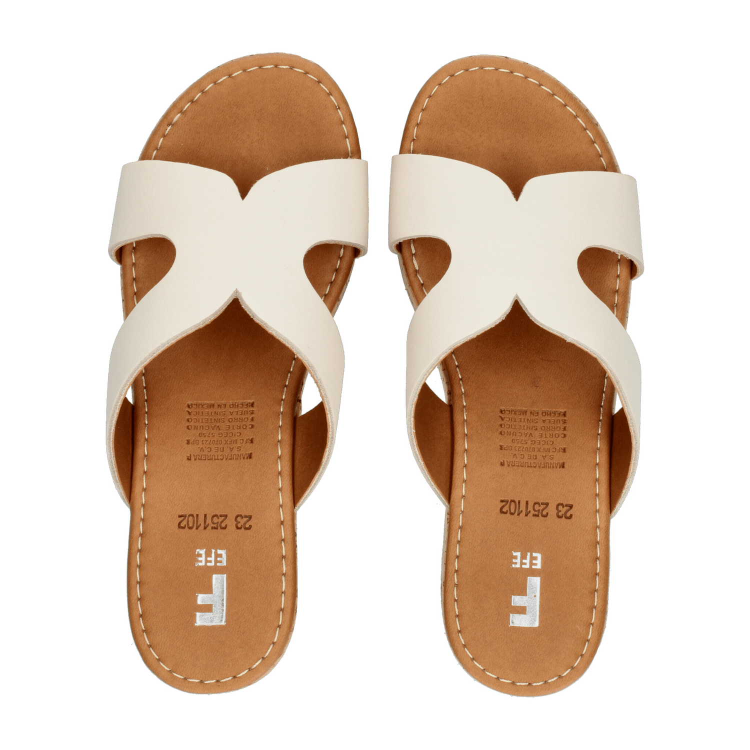 Sandalias Efe Dama Casual Tacón 7.5cm Latte Mujer — imagen 10