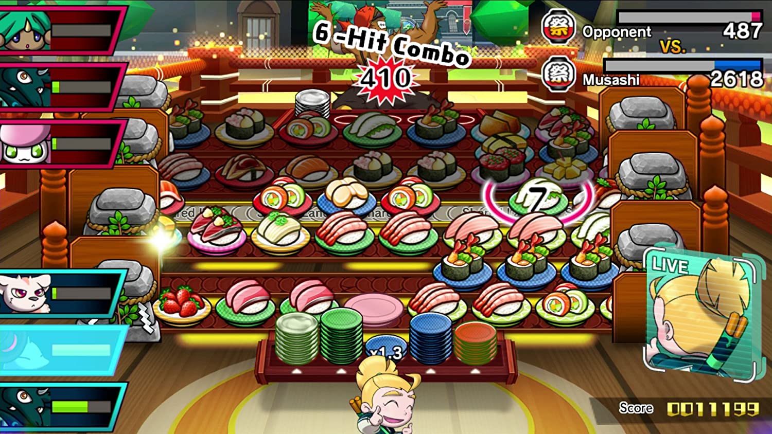 Juego Nintendo SWITCH - Sushi Striker The Way of Sushido — imagen 3