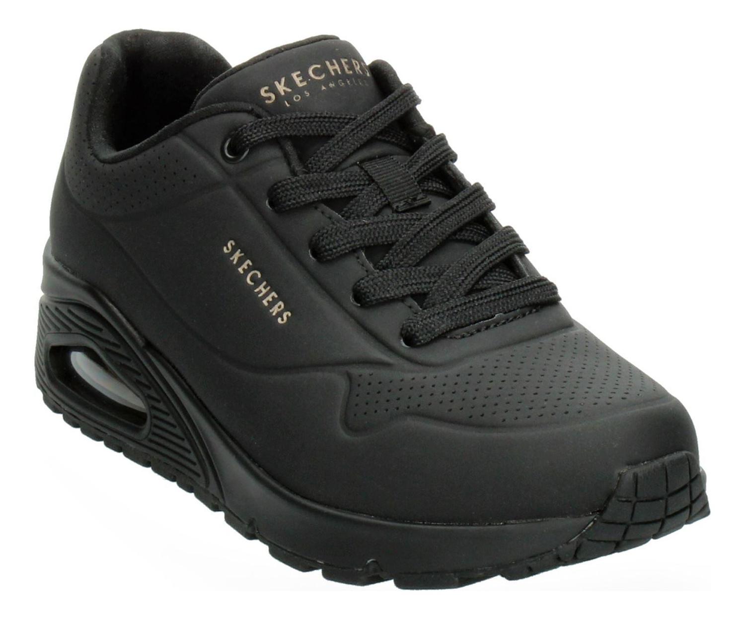 Tenis Skechers Stand On Air Dama Casual Negro Mujer — imagen 3