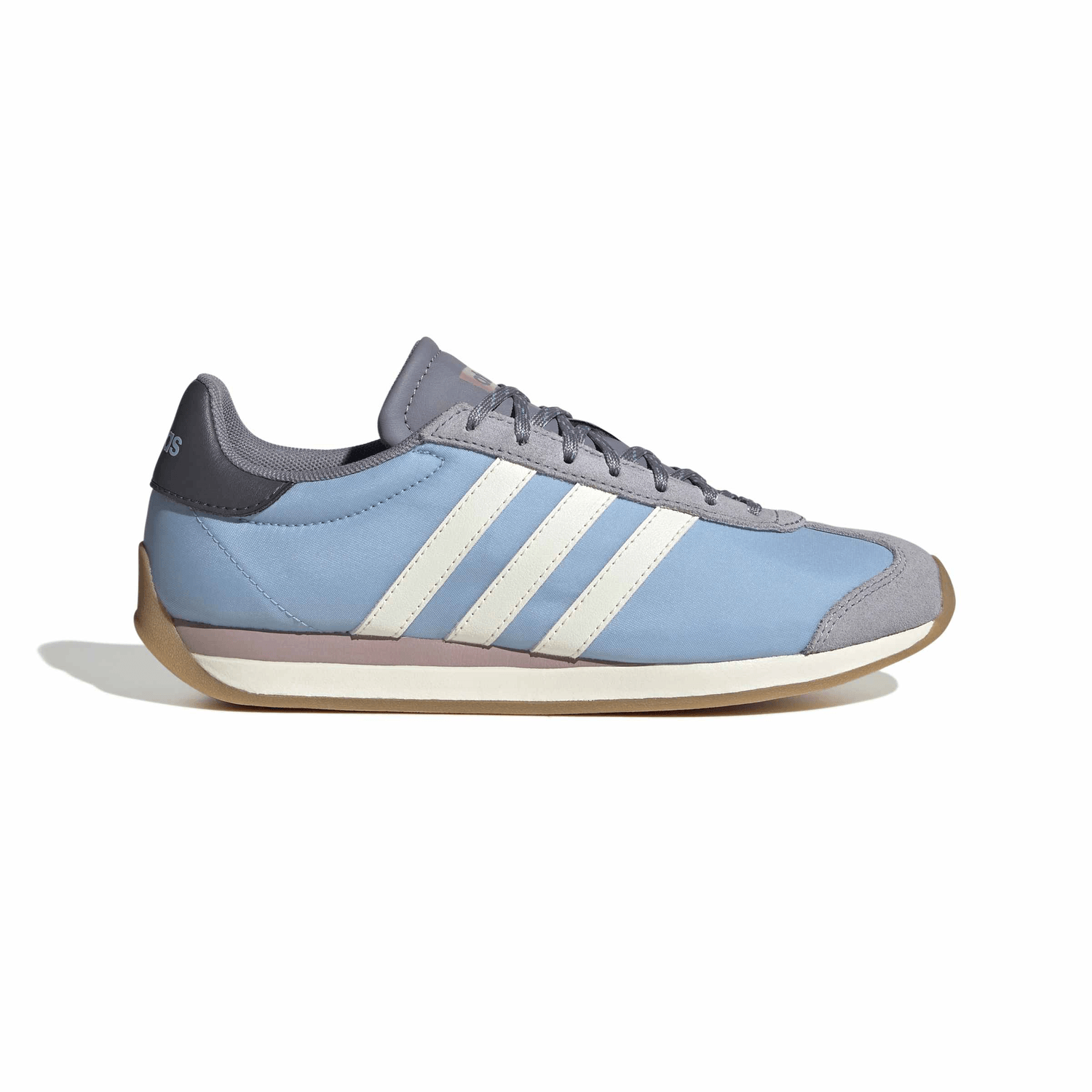 Tenis Adidas Runvista Dama Azul Cielo Casual Cintas Mujer — imagen 2