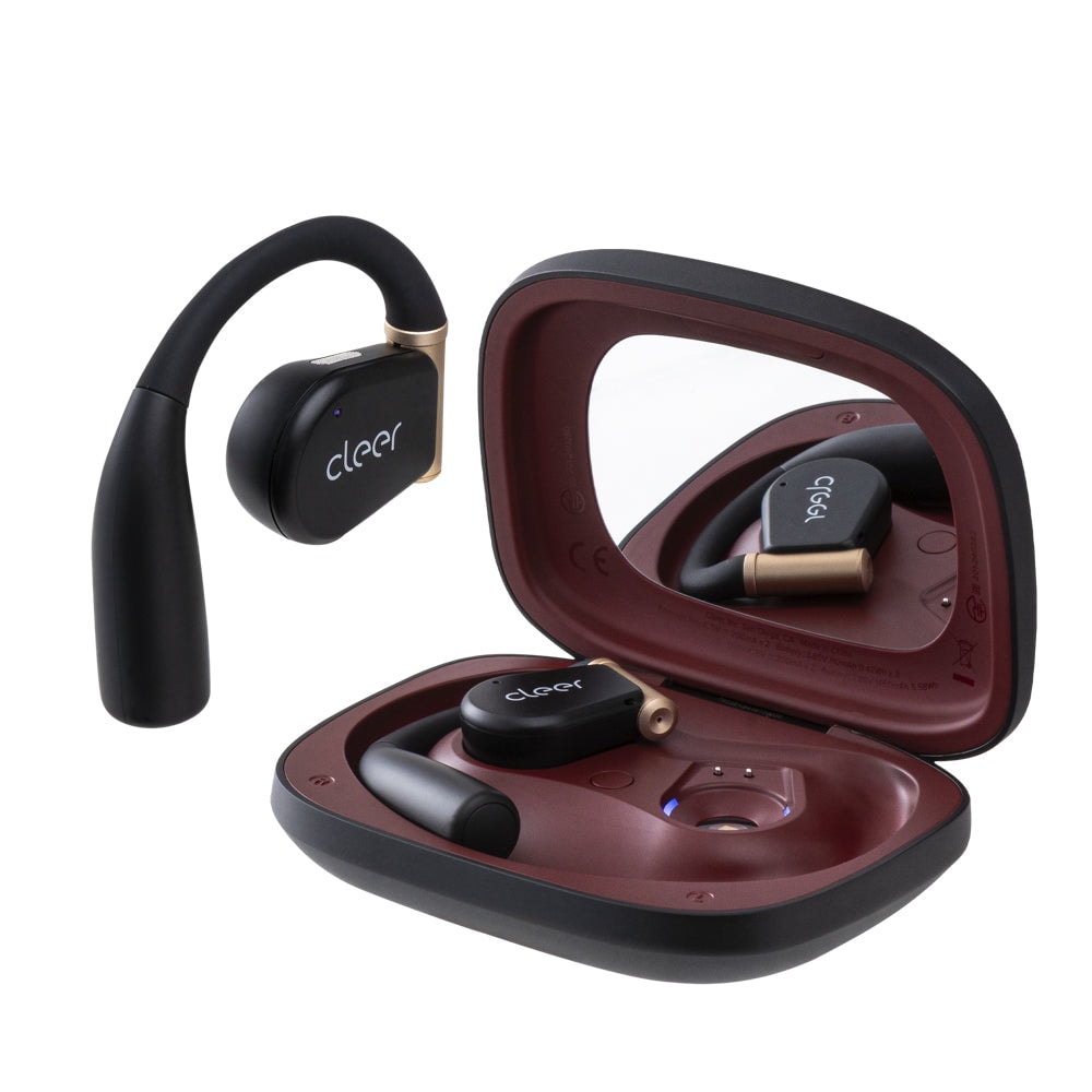 Audifonos Cleer ARC 3 Sport-Pro Open-Ear: Hi-Res, IPX7, 50h Batería, Estuche Smart UV negro — imagen 4