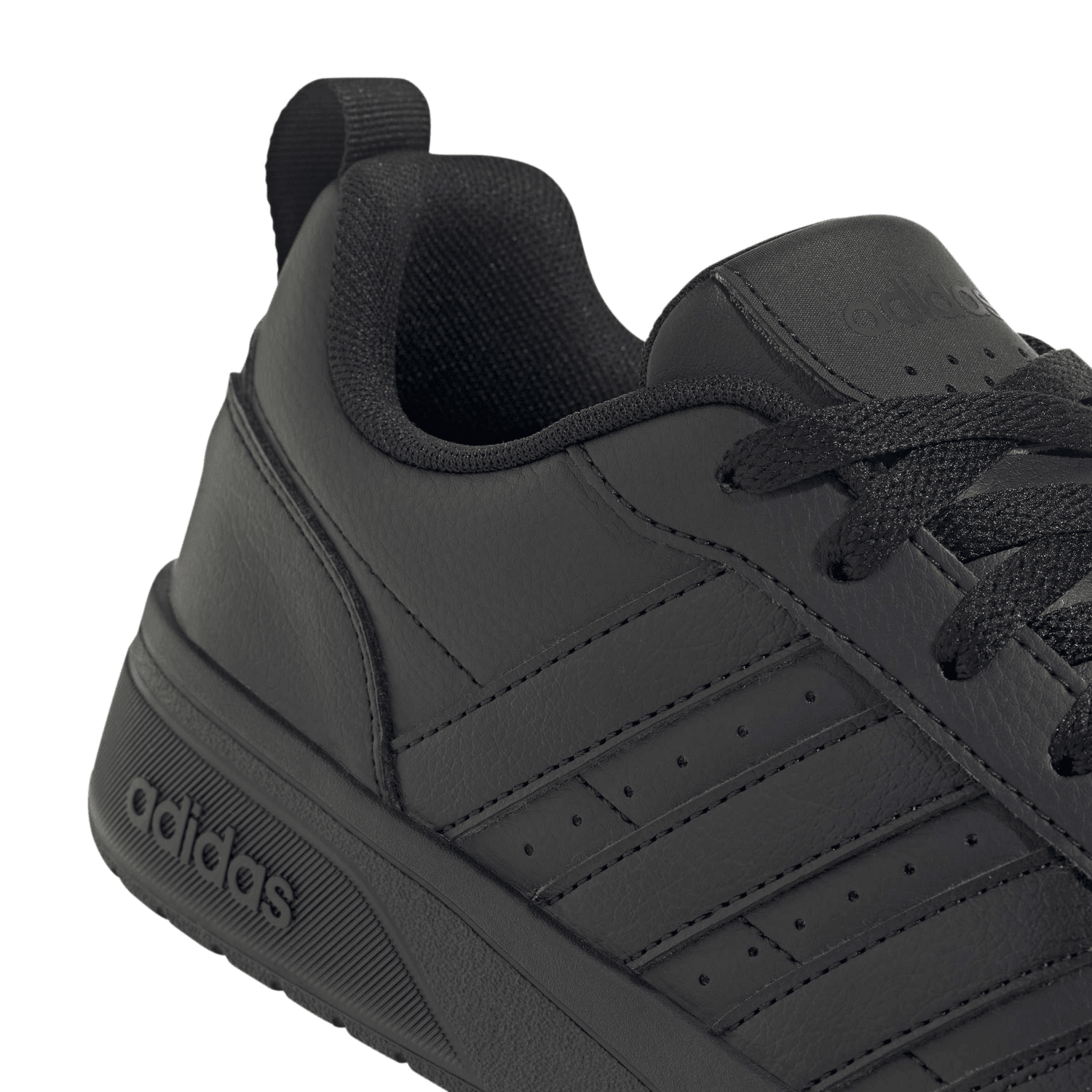 Tenis Adidas Courtwave Hombre Casual Cinta Caballero Negro — imagen 5