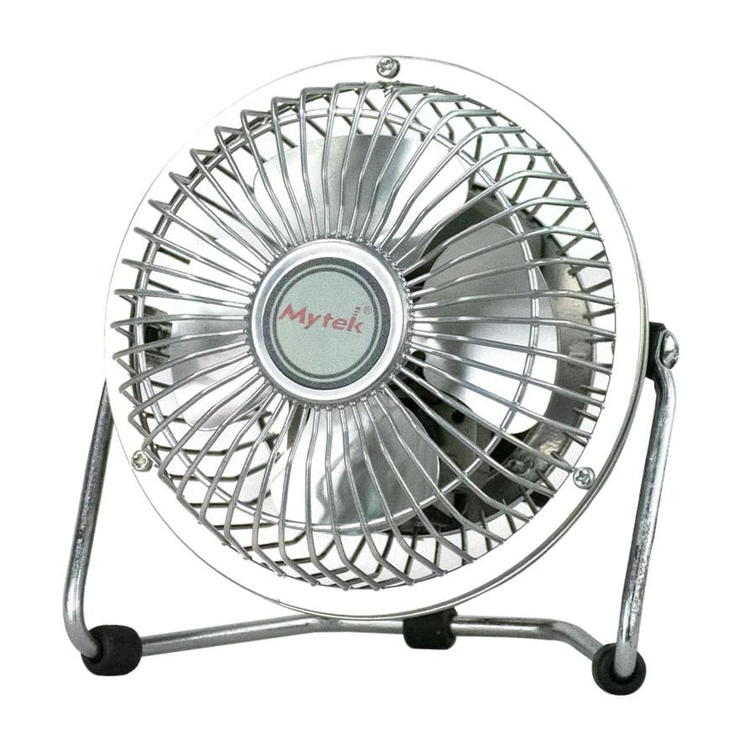 Ventilador Escritorio Mytek 3131 4 Pul 10 Cm Portátil Metal — imagen 6
