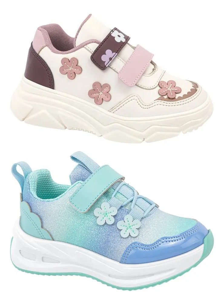 Tenis Urban Shoes Niña Urbano Kit 2 Pares 1221625 — imagen 8