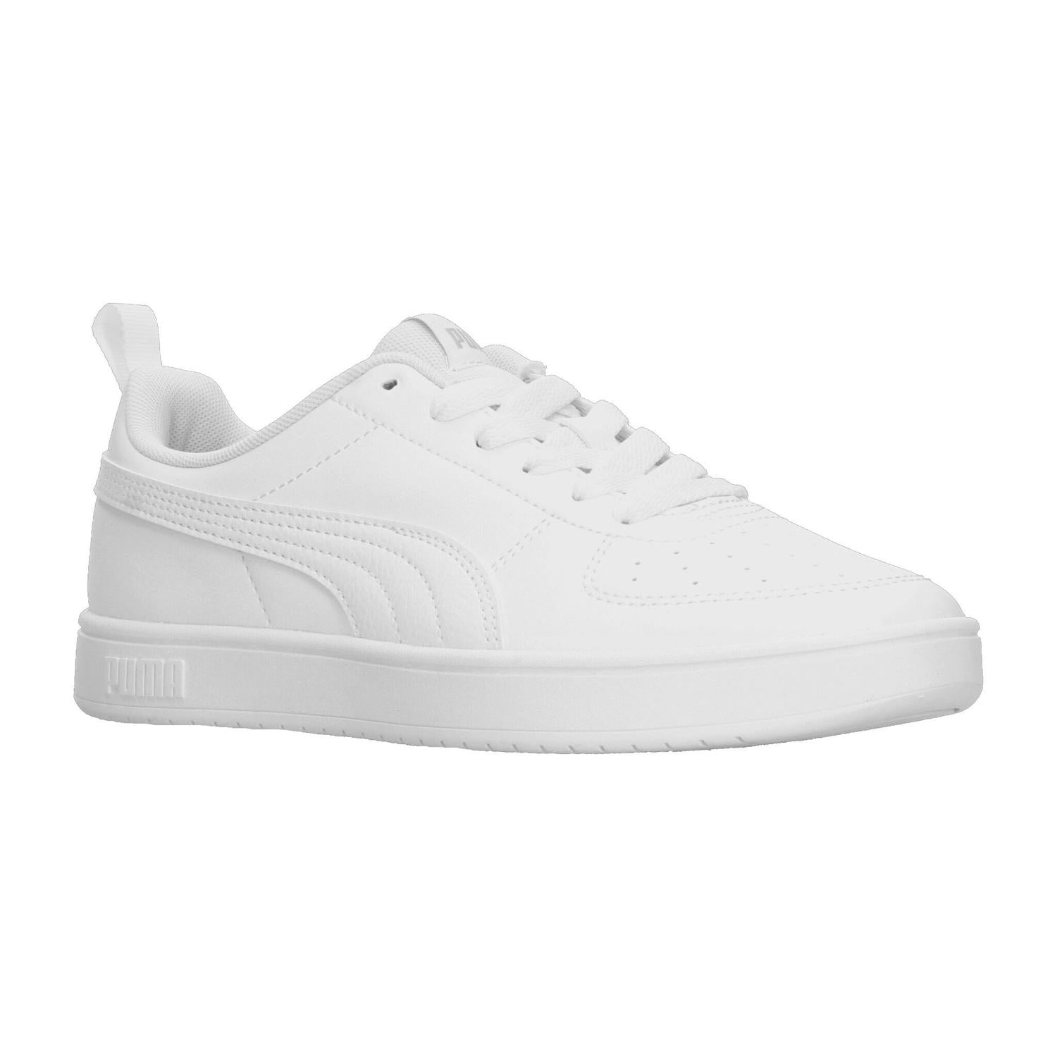 Tenis Hombre Puma Rickie Casual Color Blanco Franja Puma En Costados Cintas Ajustables Plantilla Sof — imagen 3