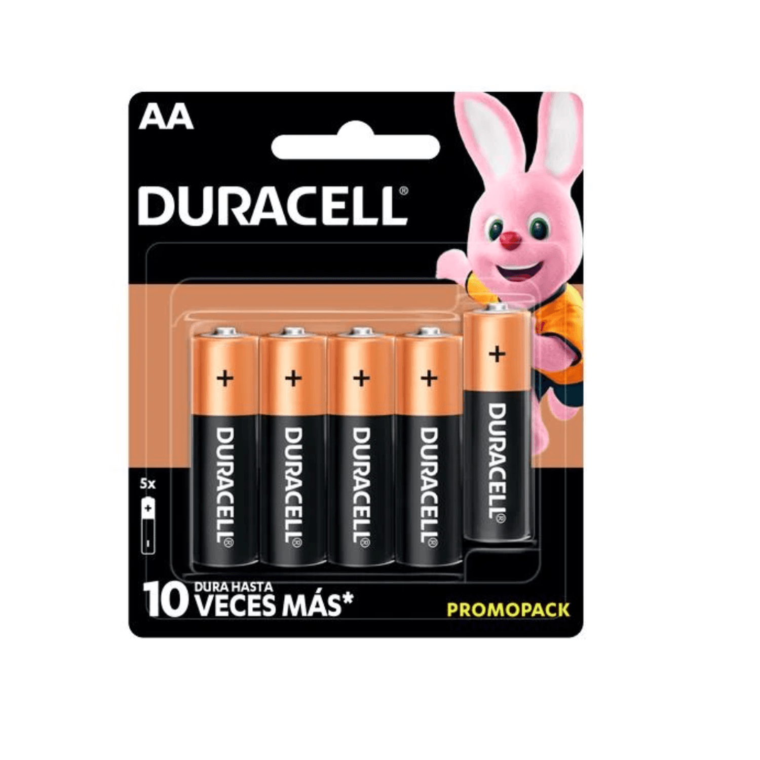 Pila Duracell Alcalina Aa Con 5 Piezas 1.5v MN1500B5 Grande — imagen 2