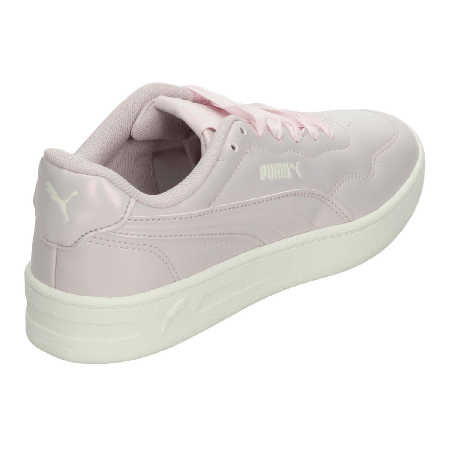 Tenis Puma Court Dama Lila Casual Cómodo Deportivo Mujer — imagen 4