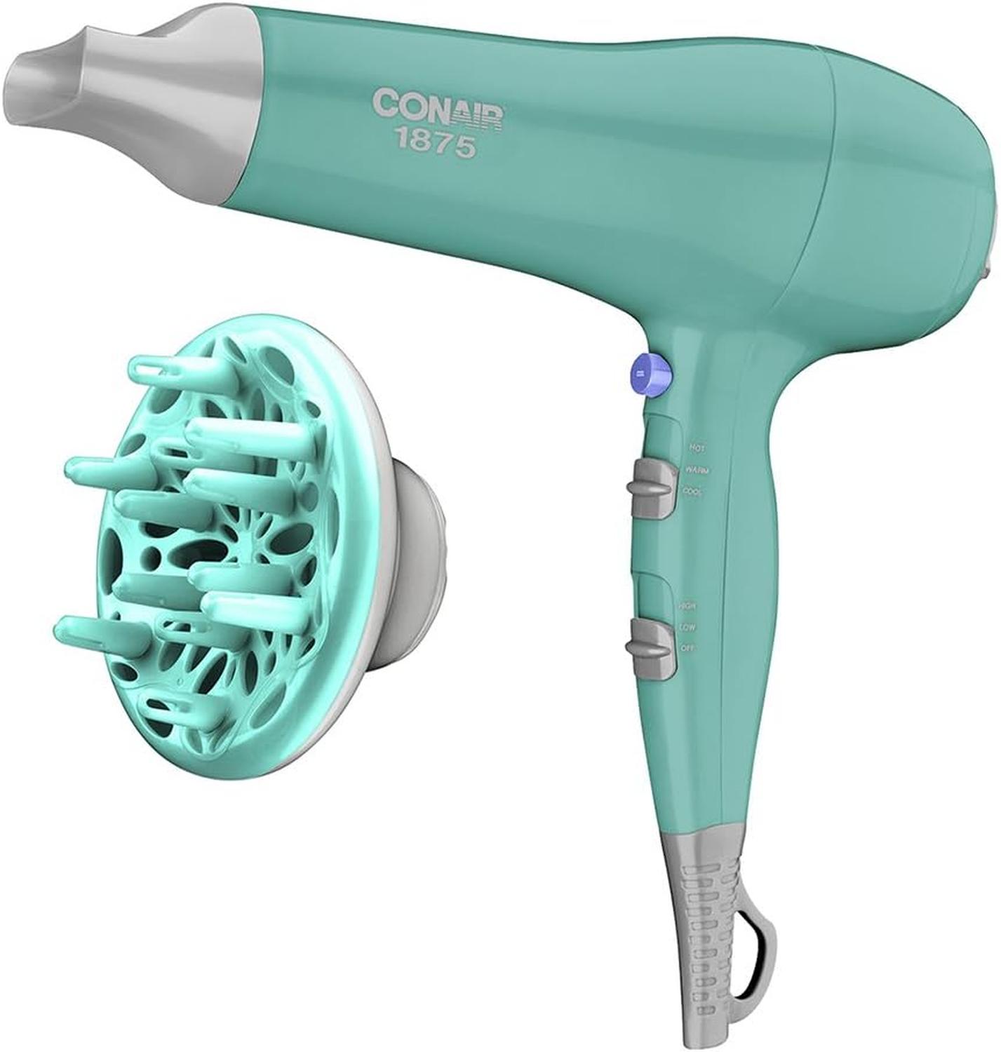 SECADORA CABELLO CONAIR 2237MES 2 VEL TURBO Y DIFUSOR — imagen 1