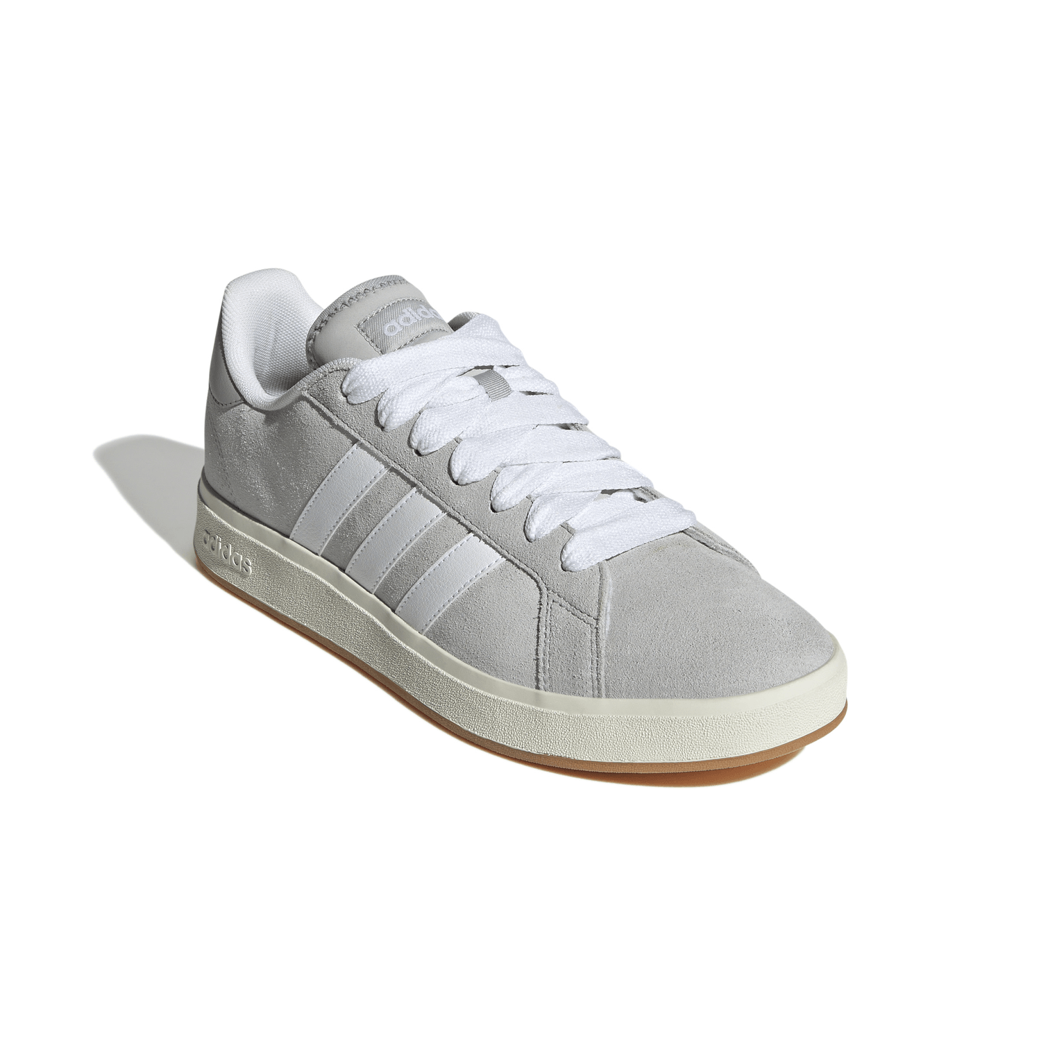 Tenis Adidas Grand Court Hombre Gris Casual Para Caballero — imagen 3