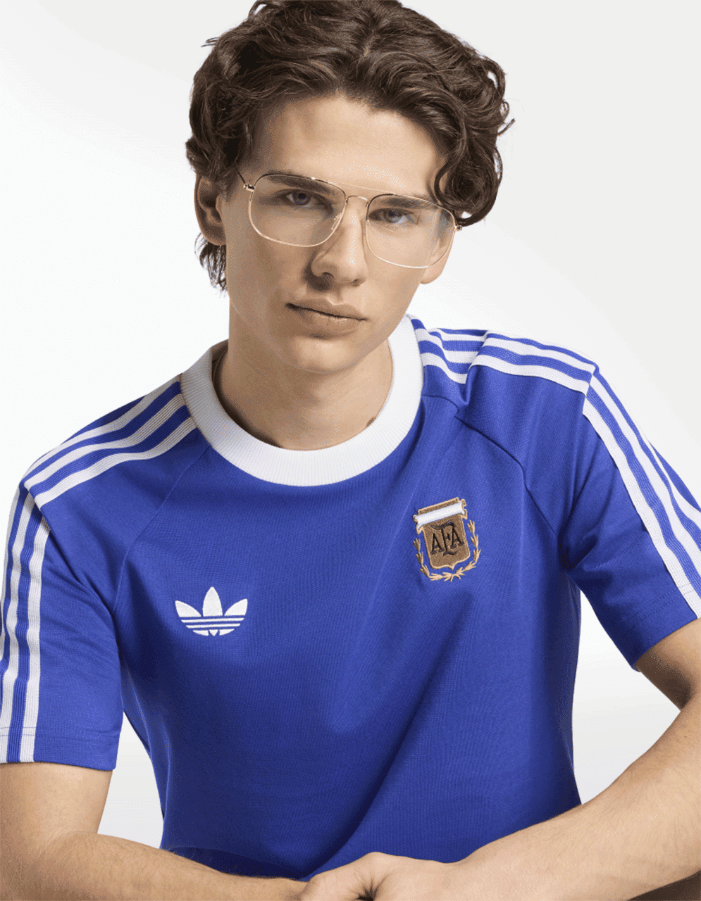 Playera Adidas AFA Argentina OG Multicolor - Mujer — imagen 3