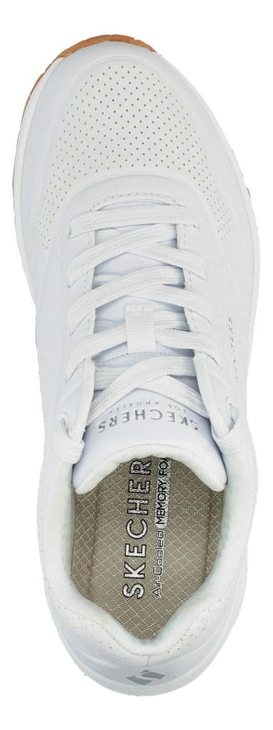 Tenis Dama Skechers Blanco Casual Mujer — imagen 11