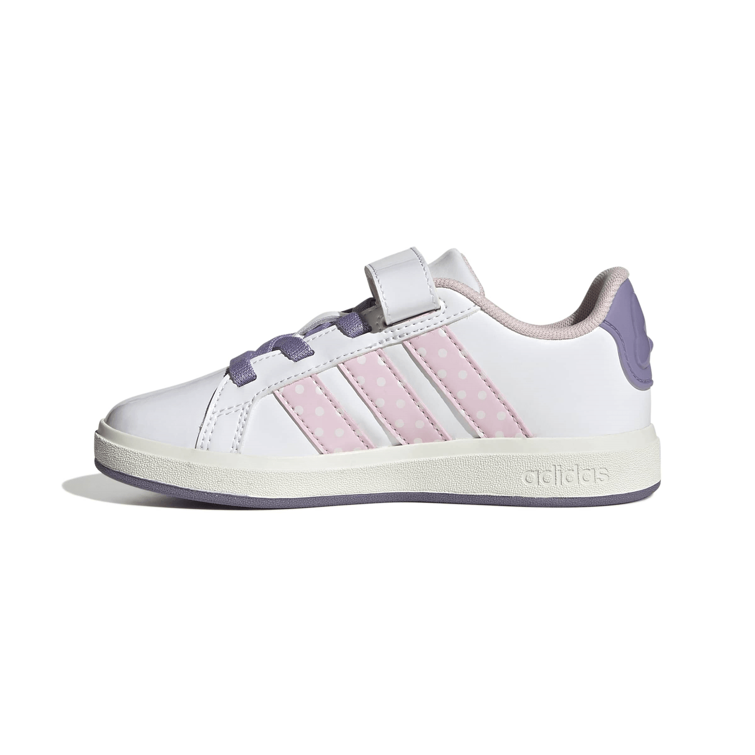 Tenis Adidas Grand Court Minnie Niña Casual Blanco Infantil T16-22 — imagen 4