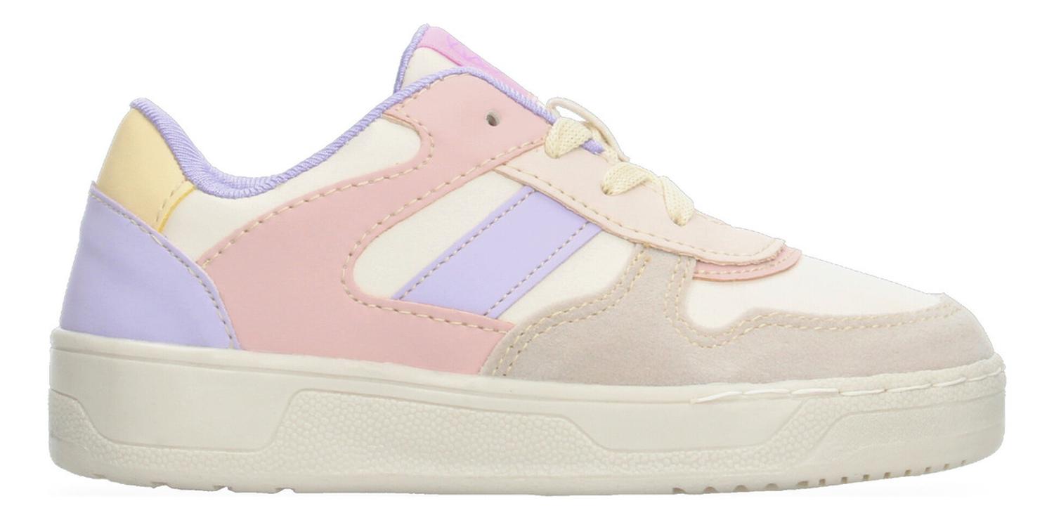 Tenis Tropicana Niña Casual Cómodo Cintas Ajustables Pastel Infantil T18-26 — imagen 1