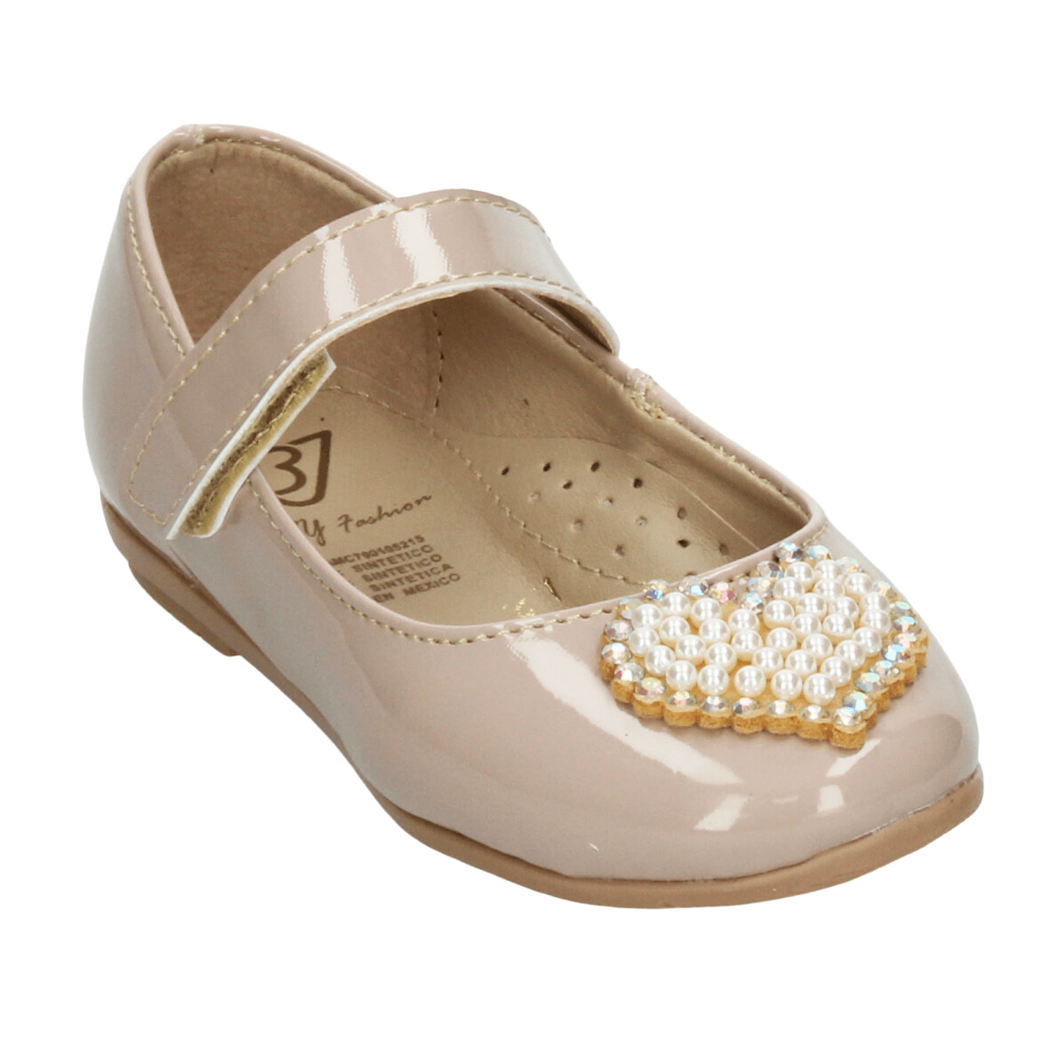 Zapato Bevy Fashion Niña Nude Casual Infantil T15-18 — imagen 5